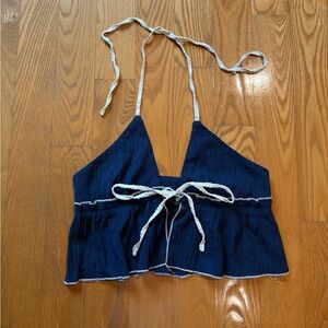 Princess Polly Tie Up Halter Top